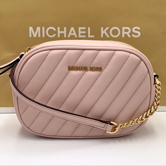 MICHAEL KORS ROSE SM OVAL CAMERA XBODY POWDER BLS - Picture 4 of 15